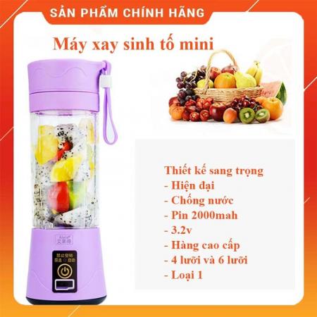 Máy xay sinh tố dùng pin sạc 
